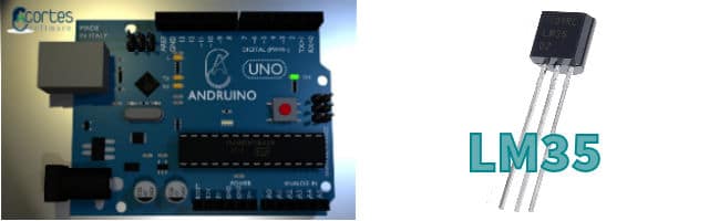 LM35 Sensor temperatura analógico de precisión para Arduino