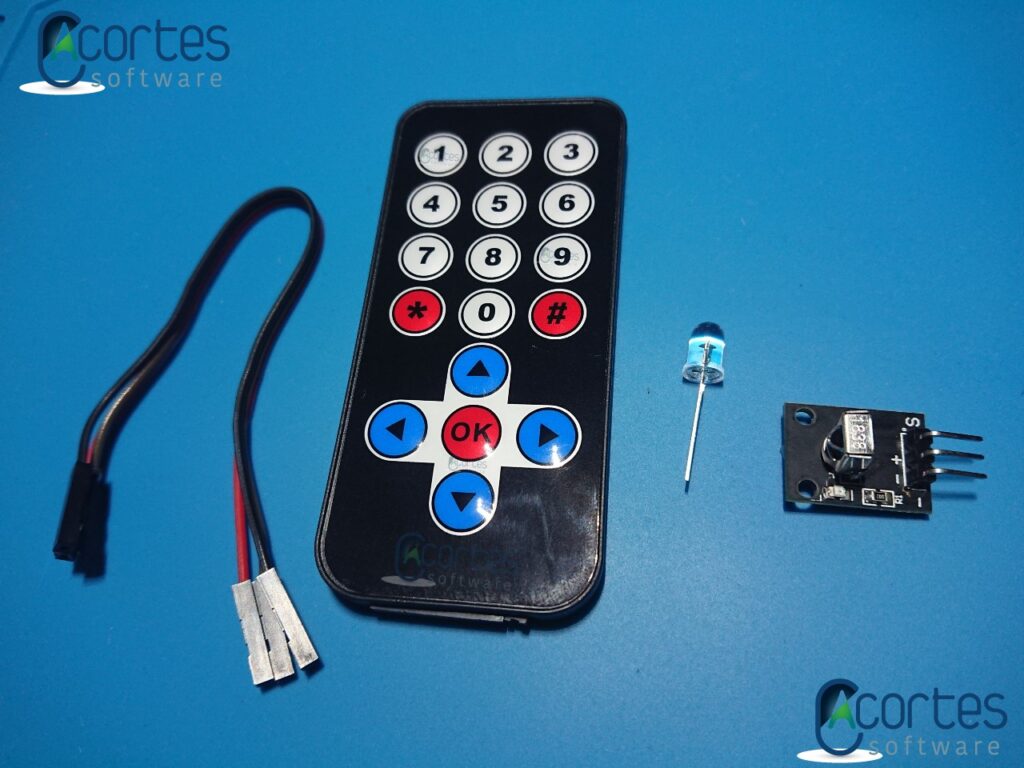 Kit Control remoto IR, LED IR y módulo KY-022